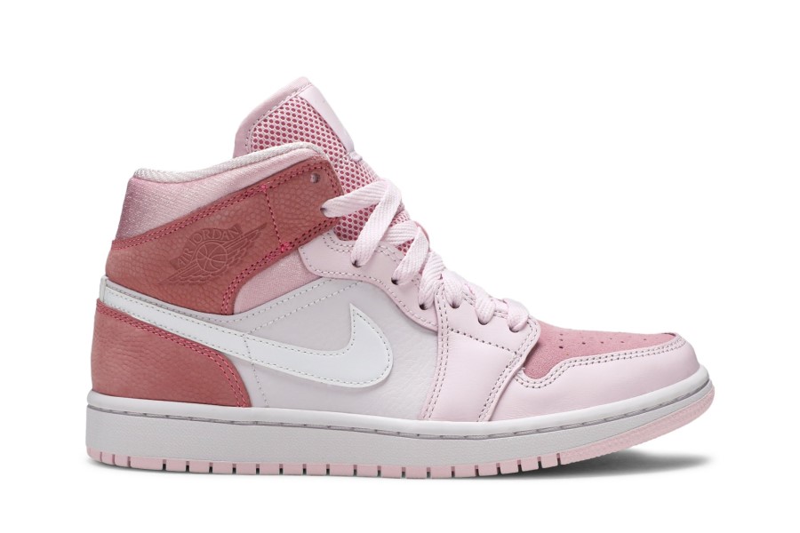 Wmns Air Jordan 1 Mid Digital Pink