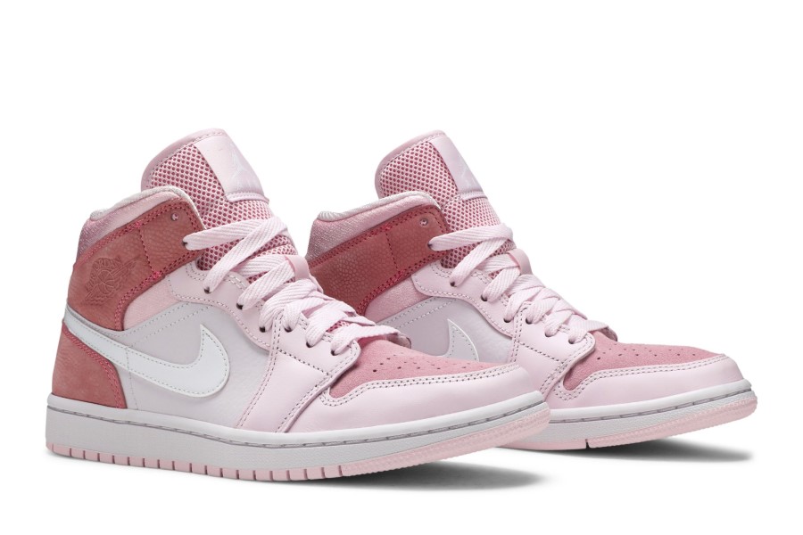 Wmns Air Jordan 1 Mid Digital Pink