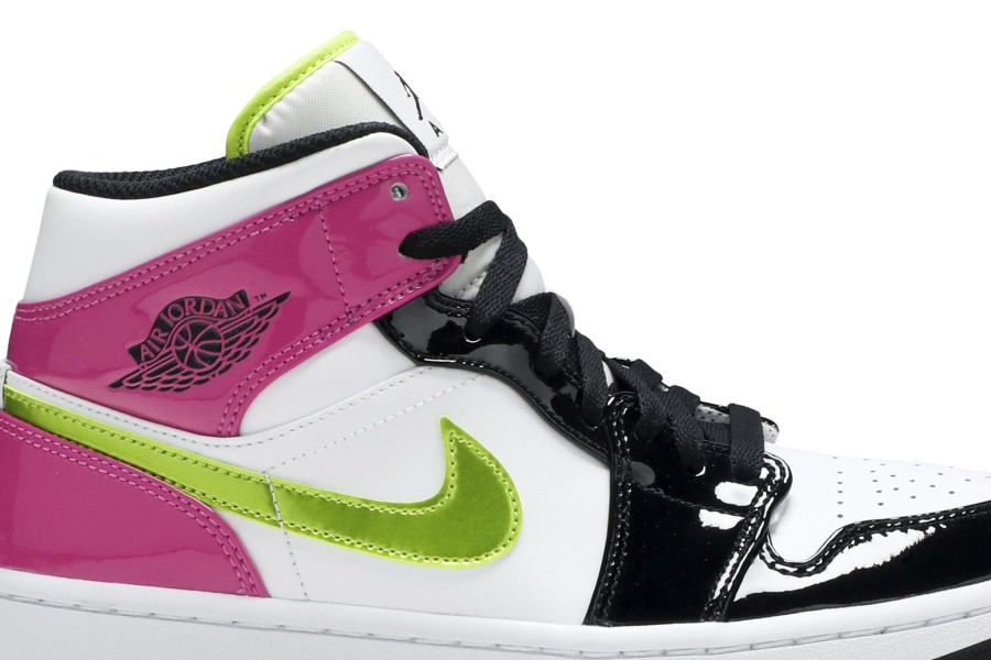 Air Jordan 1 Mid Se Cyber Active Fuksija