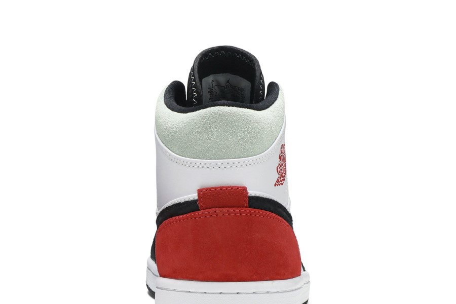 Air Jordan 1 Mid Se Red Black Toe
