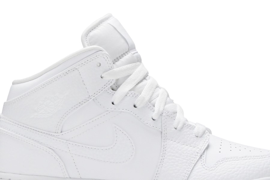 Air Jordan 1 Mid Gs Triple White
