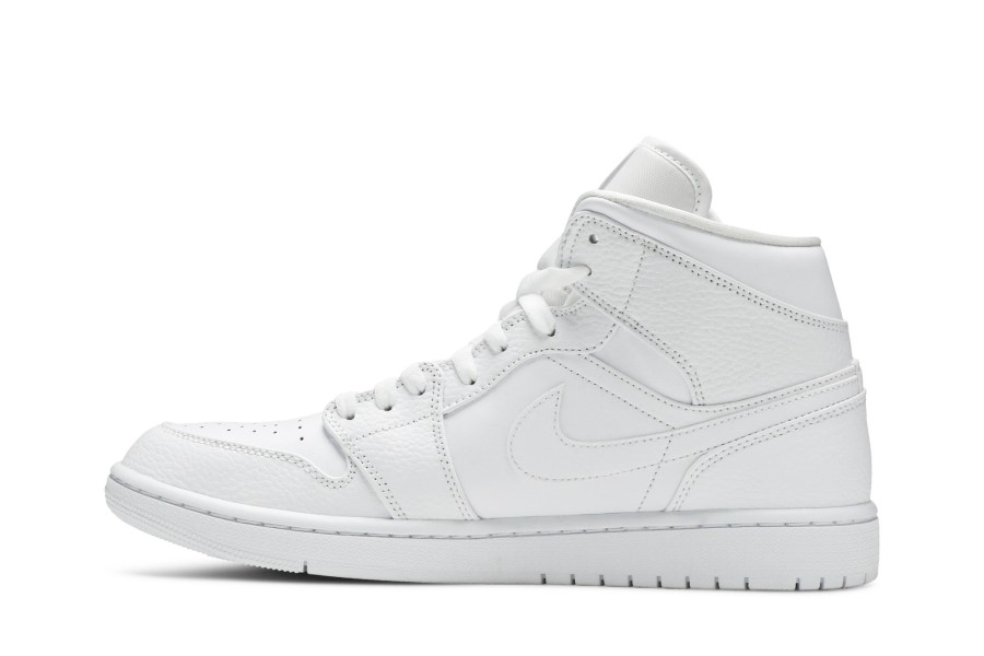 Air Jordan 1 Mid Triple White