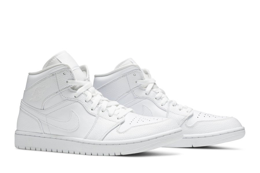 Air Jordan 1 Mid Triple White