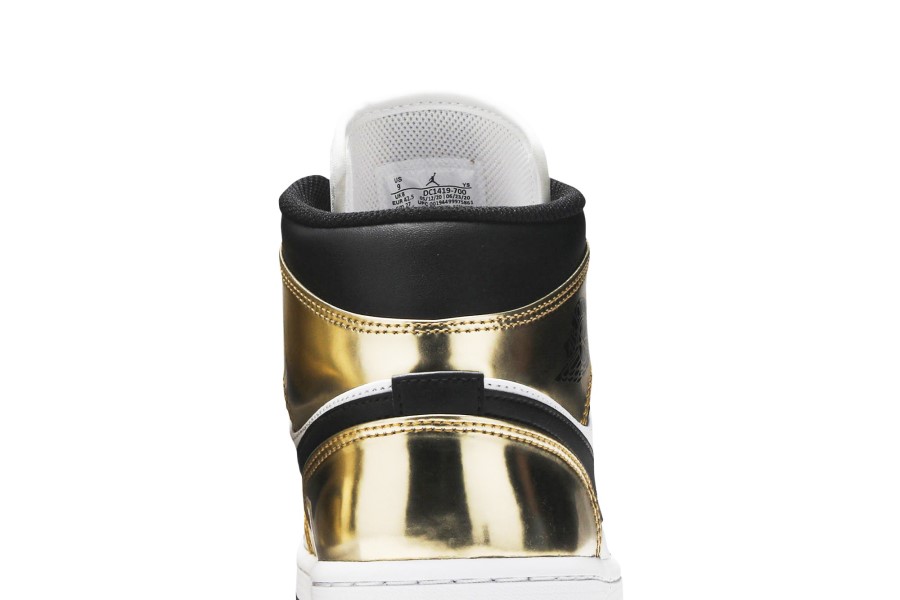 Air Jordan 1 Mid Se Metalik Zlatna
