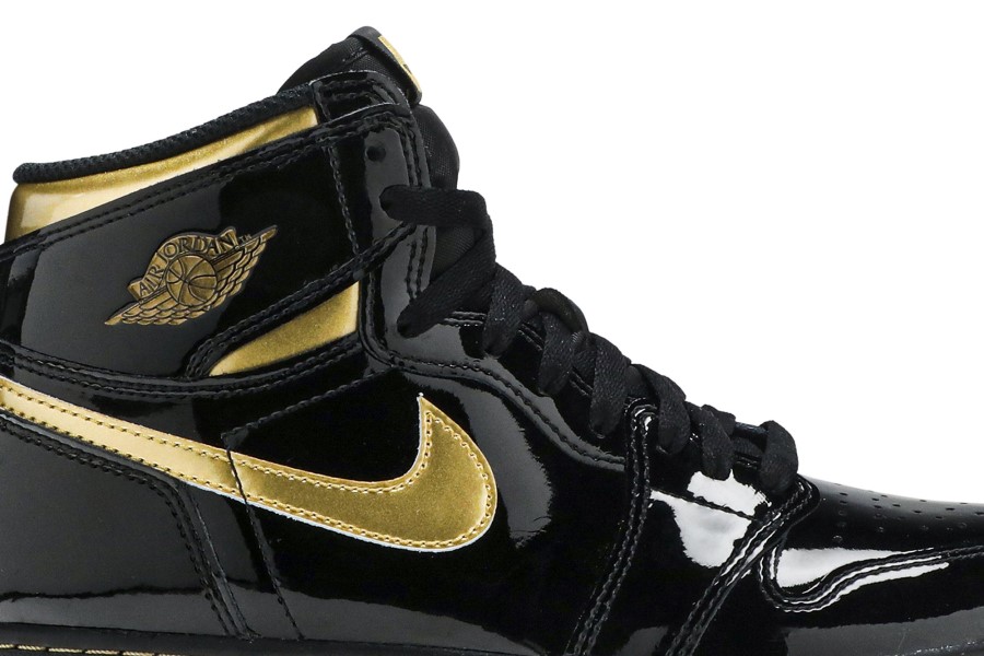 Air Jordan 1 Retro High Og Gs Black Metalic Gold