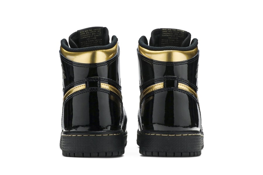 Air Jordan 1 Retro High Og Gs Black Metalic Gold