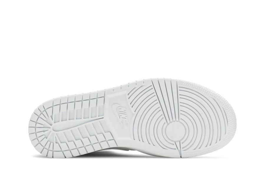 Wmns Air Jordan 1 Srednji Patent Trostruko Bijeli