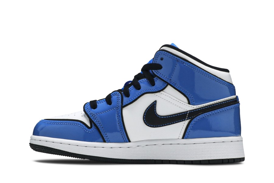 Air Jordan 1 Mid Se Gs Signal Blue