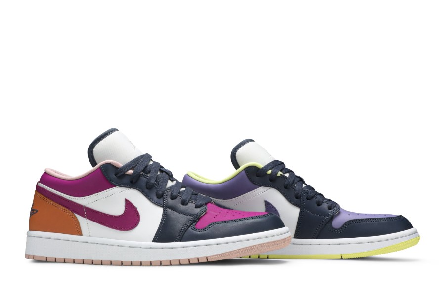 Wmns Air Jordan 1 Nisko Se Neusklađeno - Ljubičasta Magenta