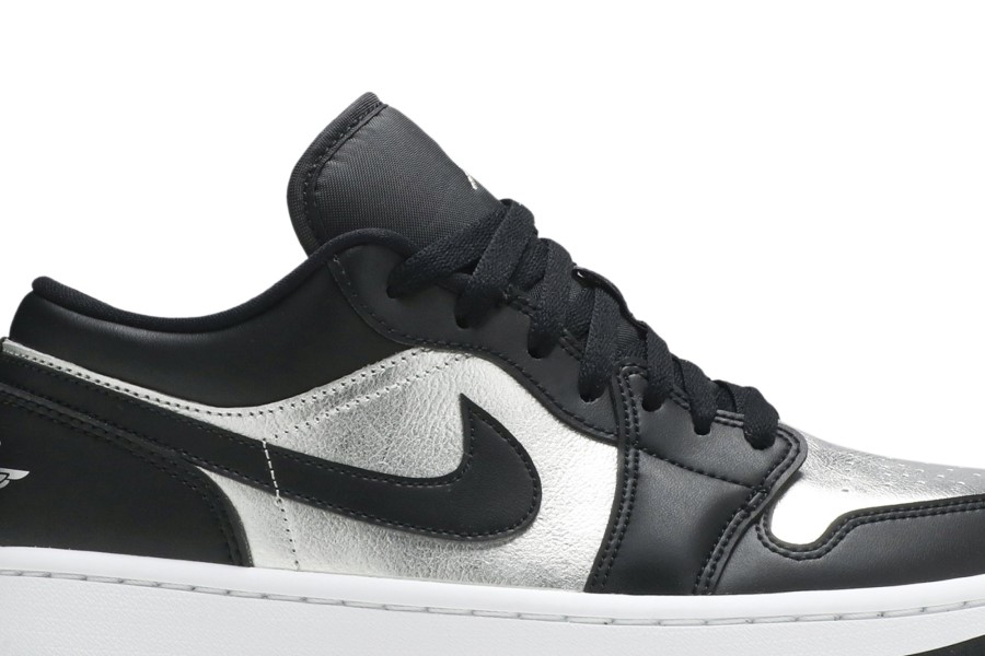 Wmns Air Jordan 1 Niski Se Srebrni Nožni Prst