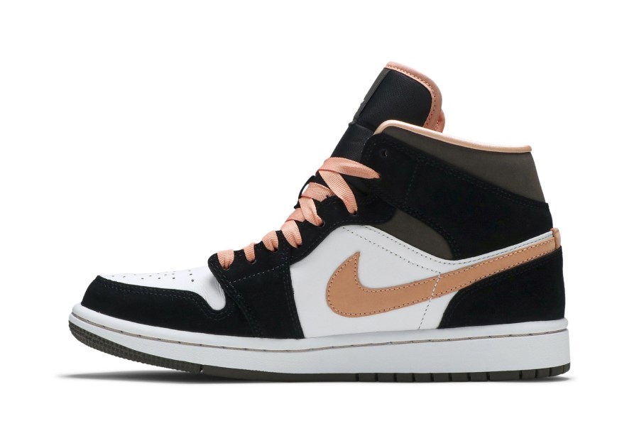 Wmns Air Jordan 1 Mid Se Peach Mocha