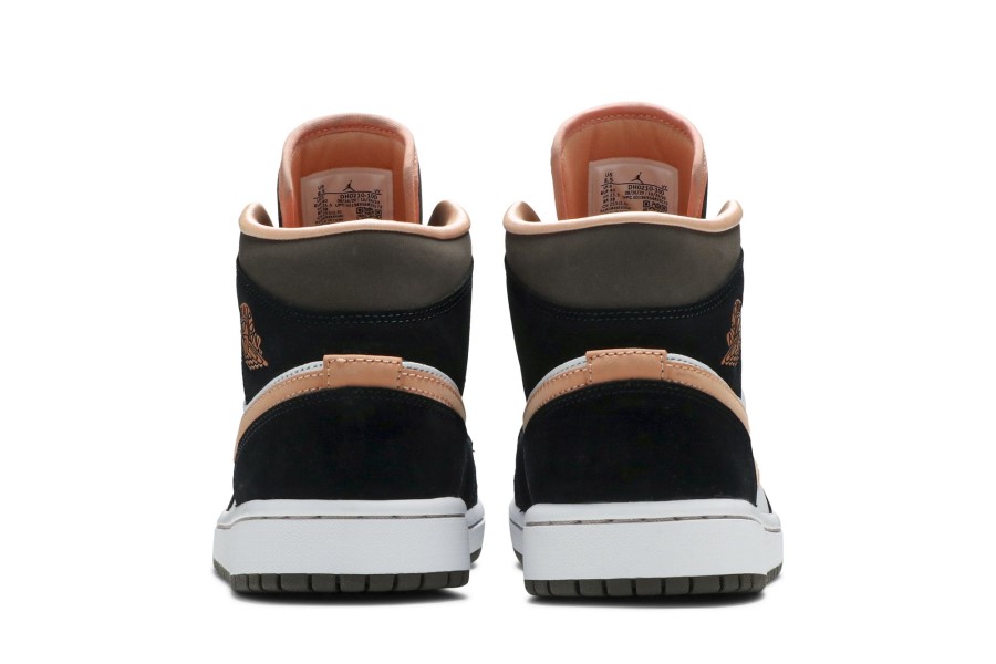 Wmns Air Jordan 1 Mid Se Peach Mocha