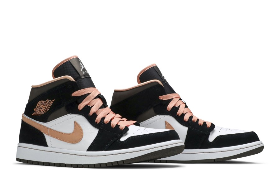 Wmns Air Jordan 1 Mid Se Peach Mocha