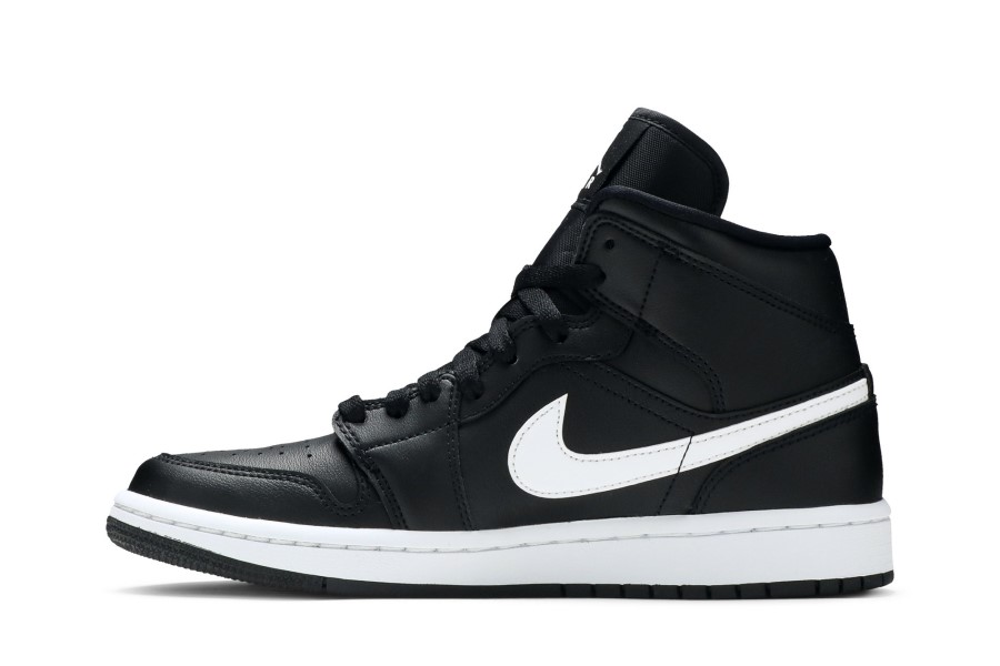 Wmns Air Jordan 1 Srednje Crno Bijelo