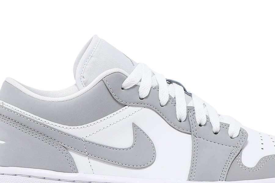 Wmns Air Jordan 1 Low White Wolf Grey