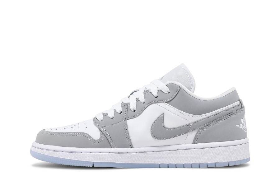 Wmns Air Jordan 1 Low White Wolf Grey