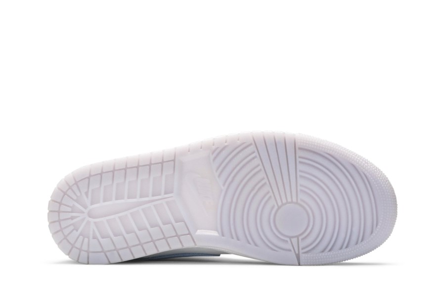 Wmns Air Jordan 1 Mid Wolf Grey Aluminij