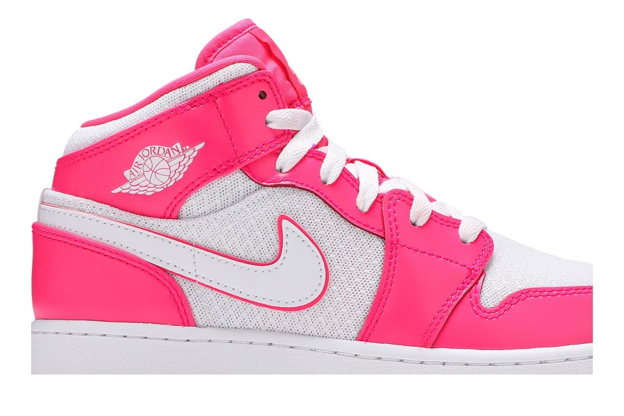 Air Jordan 1 Mid Gs Hyper Pink