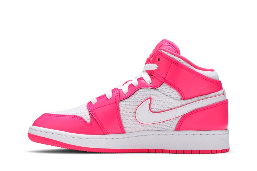 Air Jordan 1 Mid Gs Hyper Pink