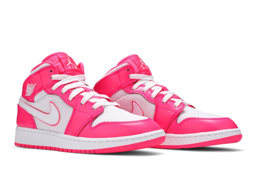 Air Jordan 1 Mid Gs Hyper Pink
