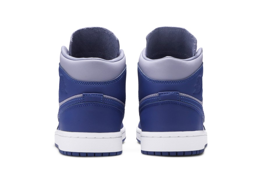 Wmns Air Jordan 1 Mid Se Iron Purple Deep Royal