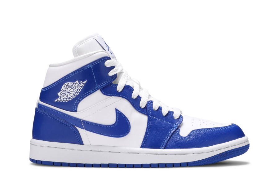 Wmns Air Jordan 1 Mid Kentucky Plava