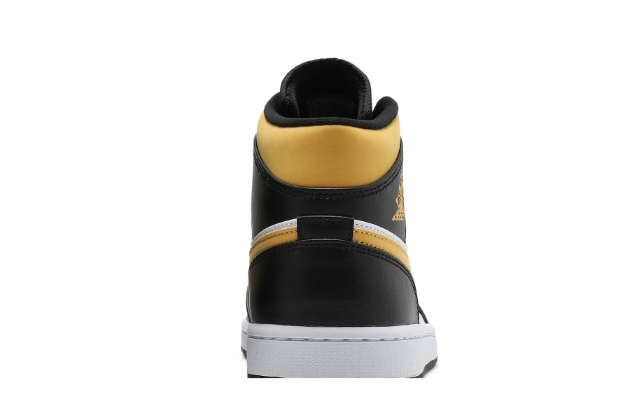Air Jordan 1 Mid Black Sveučilišno Zlato