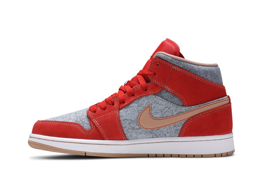 Air Jordan 1 Srednji Traper Crveni