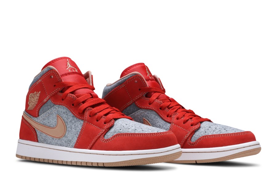Air Jordan 1 Srednji Traper Crveni