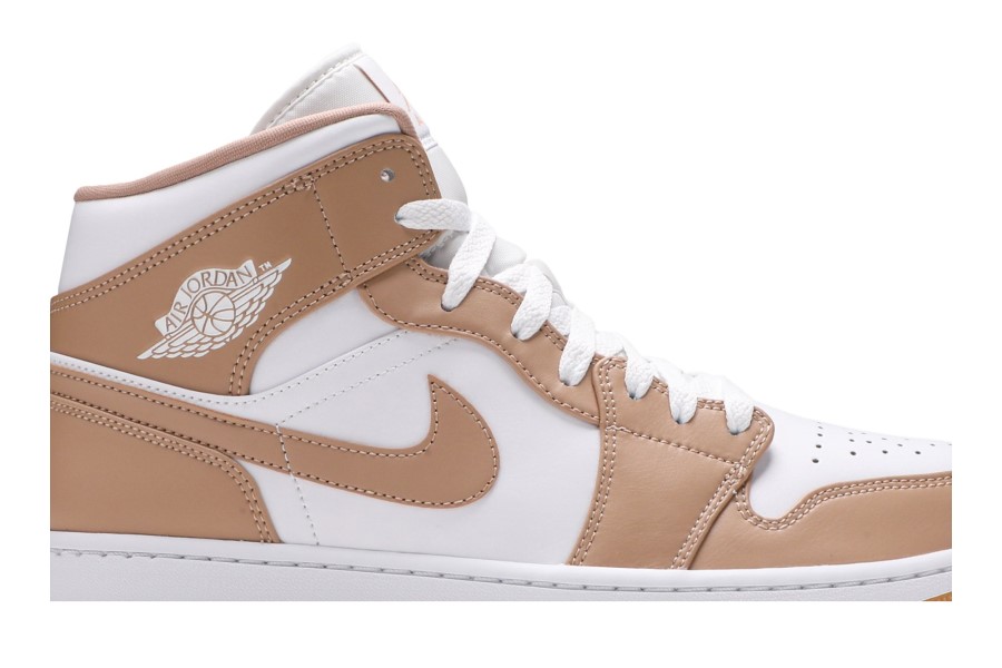 Air Jordan 1 Mid Tan Guma