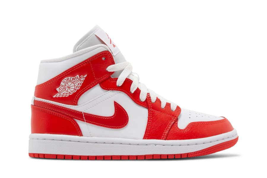 Wmns Air Jordan 1 Mid Habanero Red