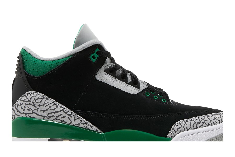 Air Jordan 3 Retro Stil Bor Zelena