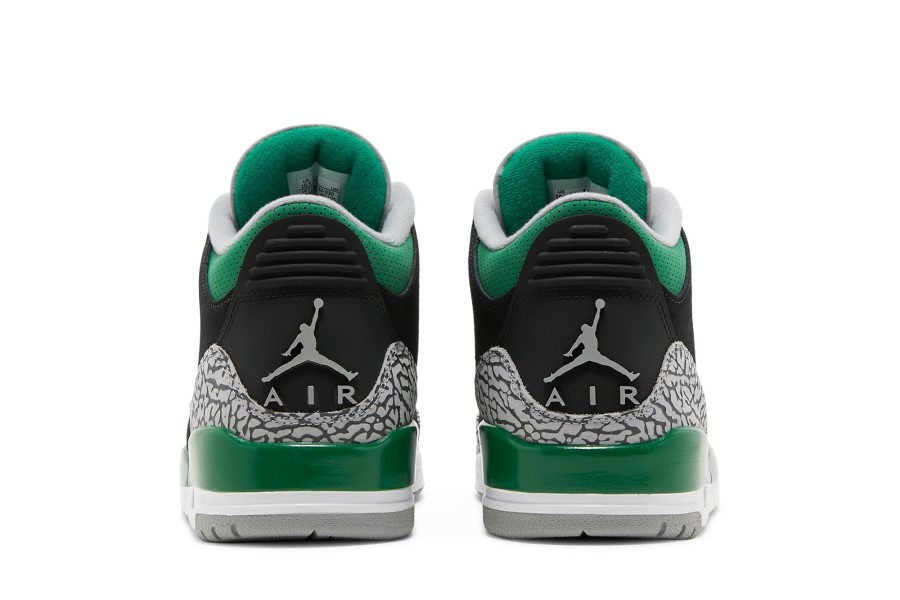 Air Jordan 3 Retro Stil Bor Zelena