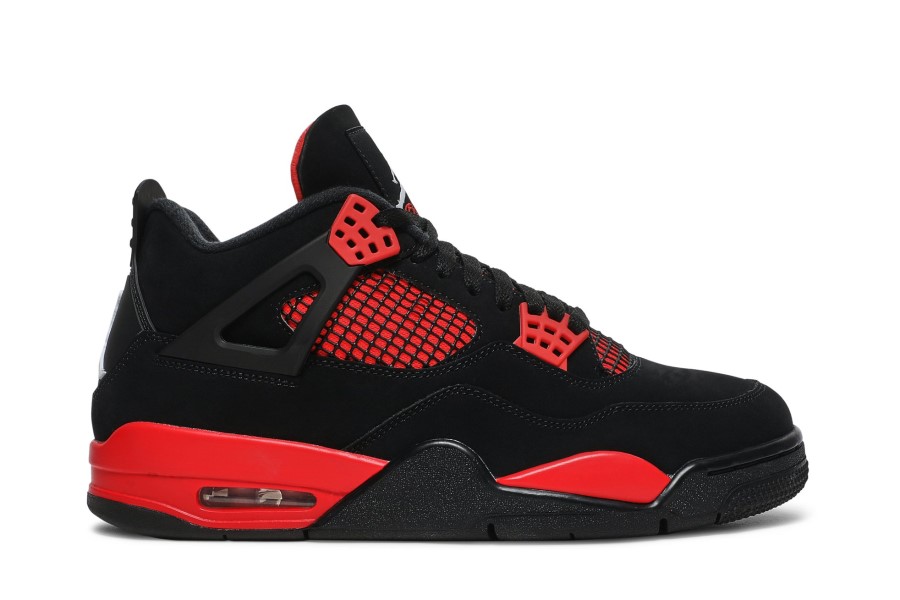 Air Jordan 4 Retro Stil Red Thunder
