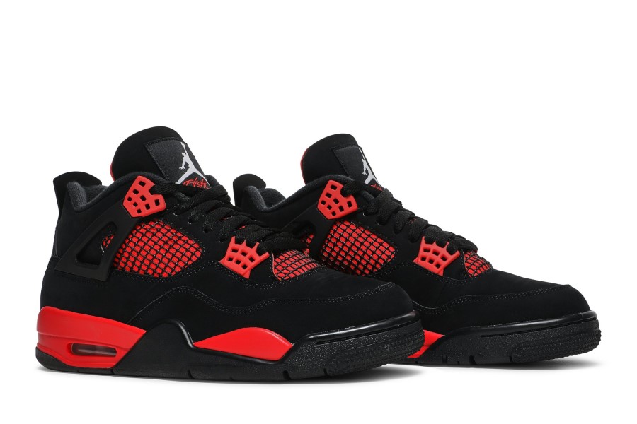 Air Jordan 4 Retro Stil Red Thunder