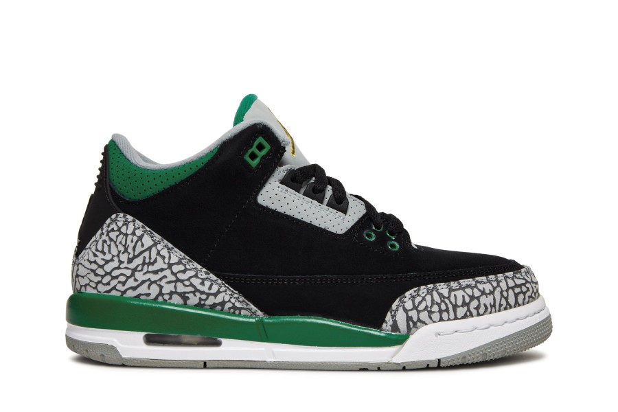 Air Jordan 3 Retro Gs Bor Zelena
