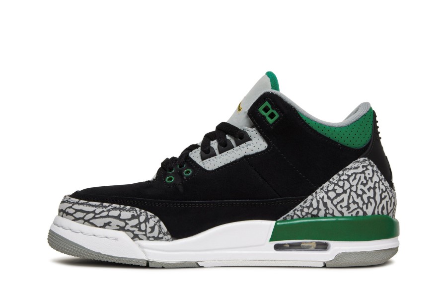 Air Jordan 3 Retro Gs Bor Zelena