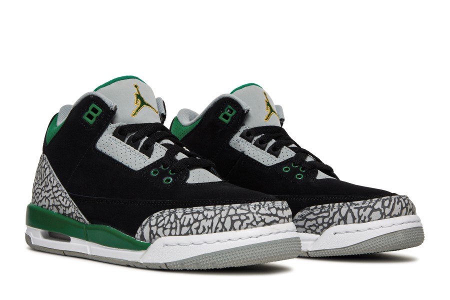 Air Jordan 3 Retro Gs Bor Zelena