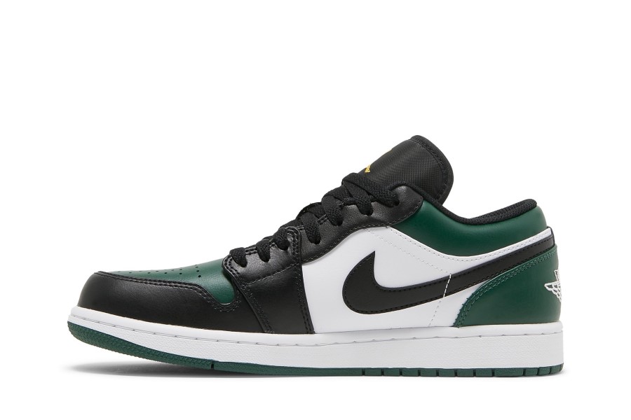 Air Jordan 1 Low Style Green Toe