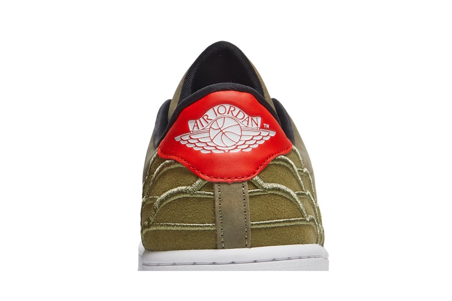 Air Jordan 1 Središnji Teren Uljano Zelena