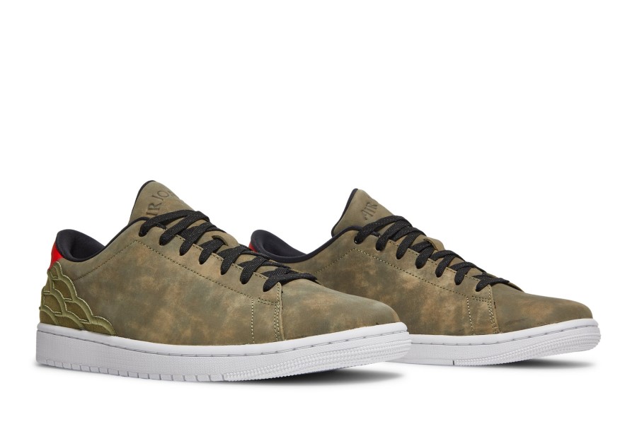 Air Jordan 1 Središnji Teren Uljano Zelena