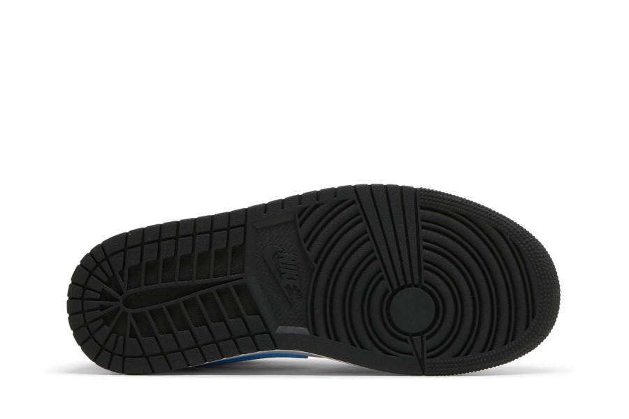 Wmns Air Jordan 1 Niska Crna Sveučilišno Plava