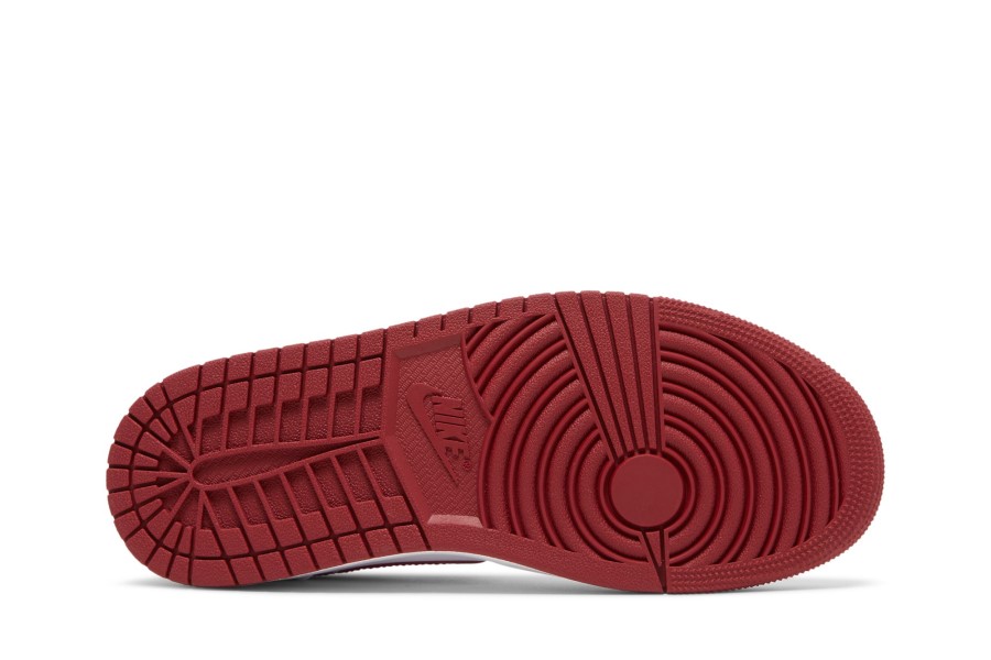 Wmns Air Jordan 1 Srednji Bijeli Nar