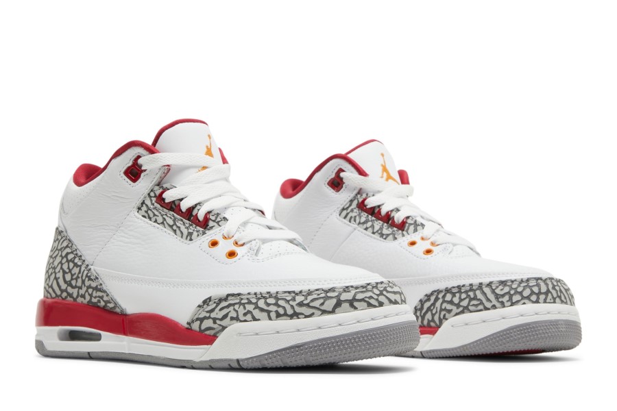 Air Jordan 3 Retro Gs Kardinal Crvena