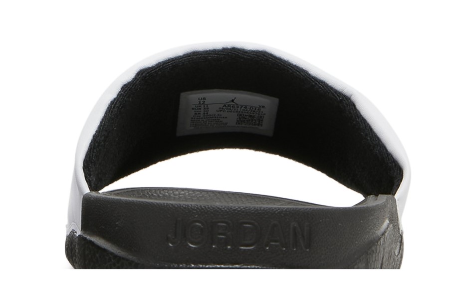 Jordan Break Slajd Bijelo Crno