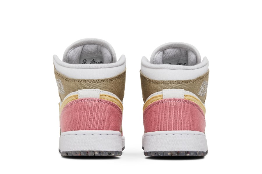 Air Jordan 1 Mid Se Gs Pastel Grind