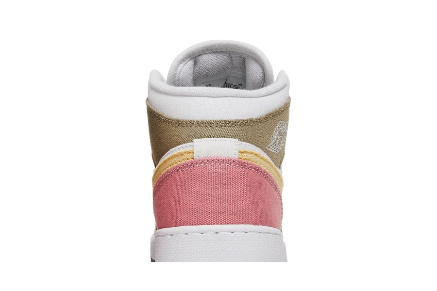Air Jordan 1 Mid Se Gs Pastel Grind