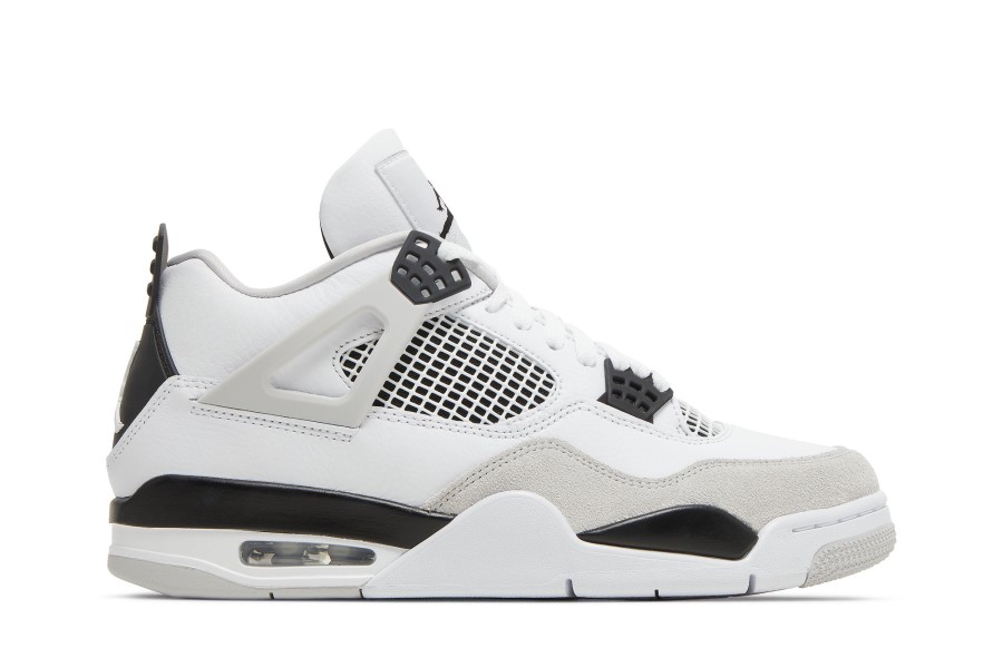 Air Jordan 4 Retro Stil Vojnički Crni