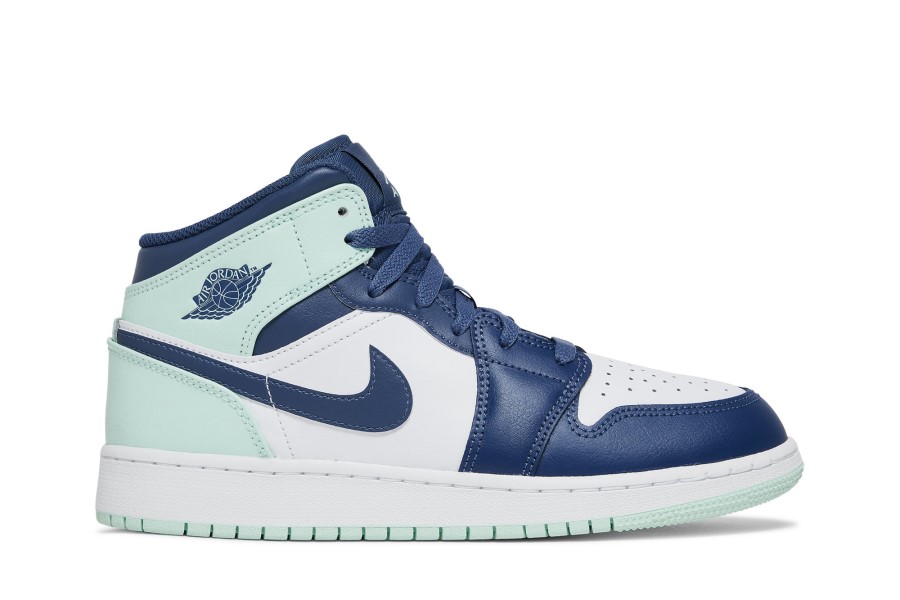 Air Jordan 1 Mid Gs Blue Mint