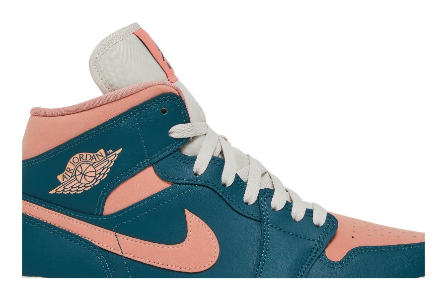 Wmns Air Jordan 1 Srednje Tamno Plavozelena